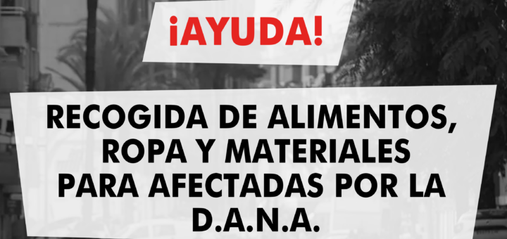 Ayuda personas afectadas por la Dana